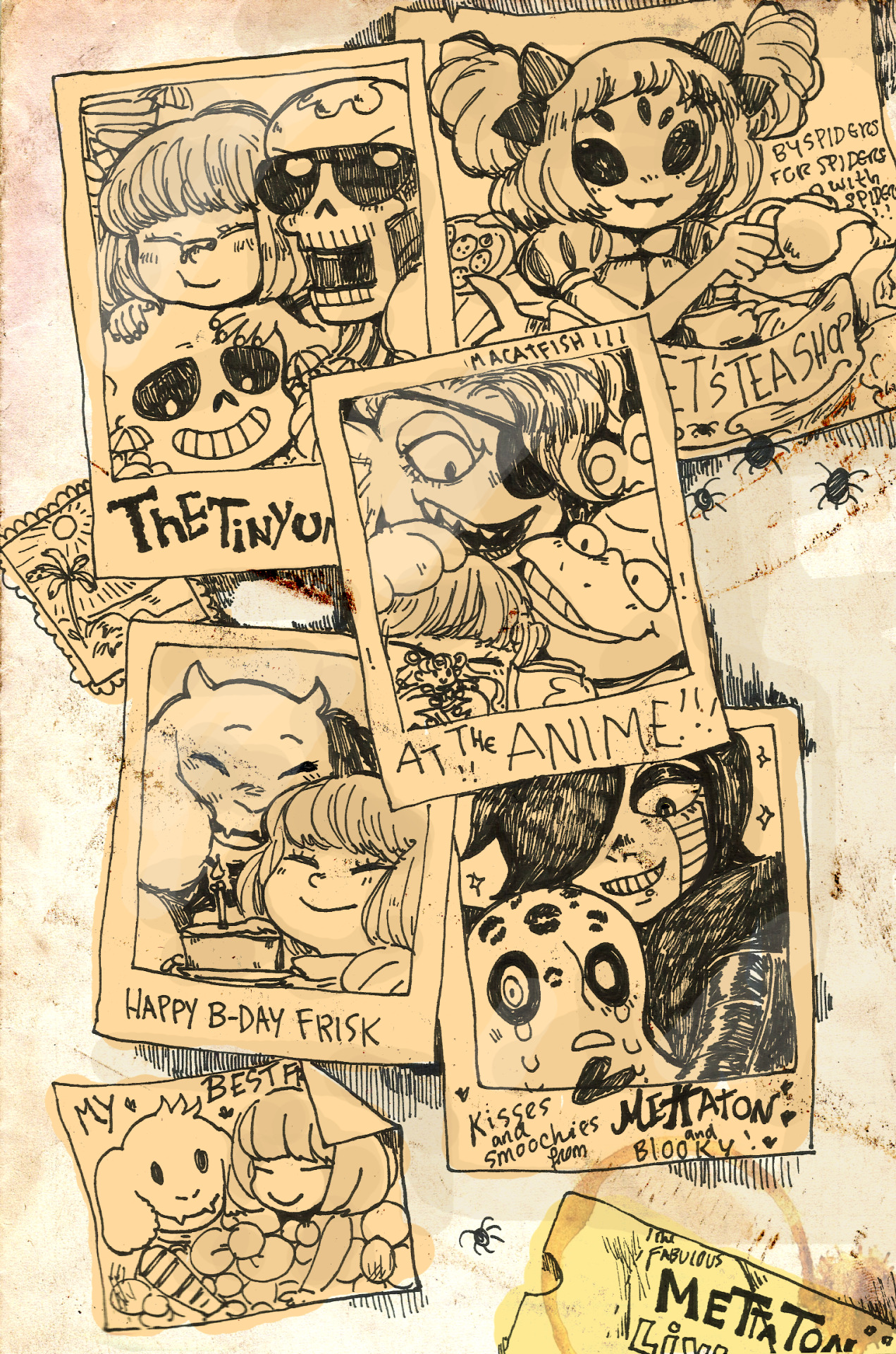 kuropin:  FRISK!! YOU BLINKED IN EVERY SINGLE PHOTO! NOW WE HAVE TO TAKE THEM ALL