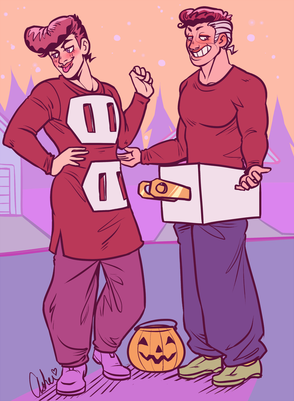 lavender-chewing-gum:  they’re ready for the halloween party 