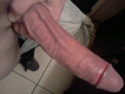 whatmygflikes:  I have a cock this huge and nice and still want to have her on top of me sucking my cock while a huge thick cock fucks her hard and the juices drip in my mouth! Reblog if you love huge cock!!!! 