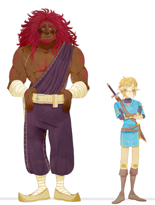 myebi - So I thought of a BOTW AU where a male gerudo was born...