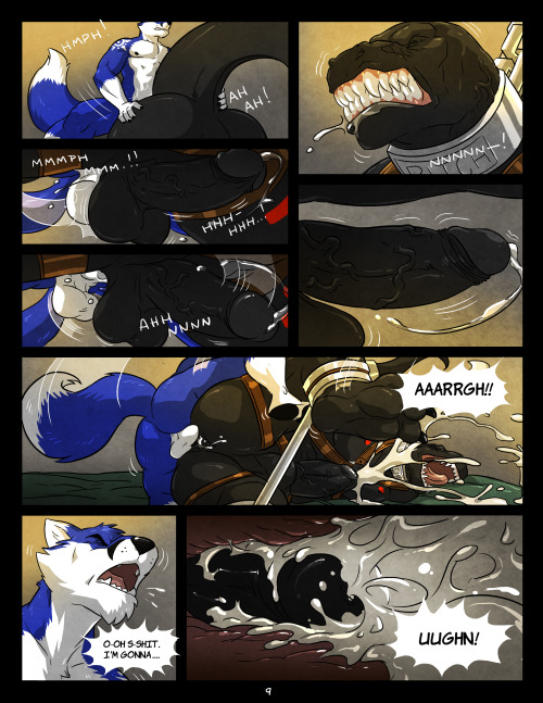 homodracofilo:howlinmadness90:Black and Blue By  WFAI have a feeling there’s more, i hope I’m right XDThis is the best thing ever, there has to be more!