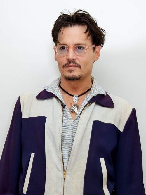 Johnny Depp, 8 years ago (2014), on this day (April 6), through the lens of Vera Anderson during the