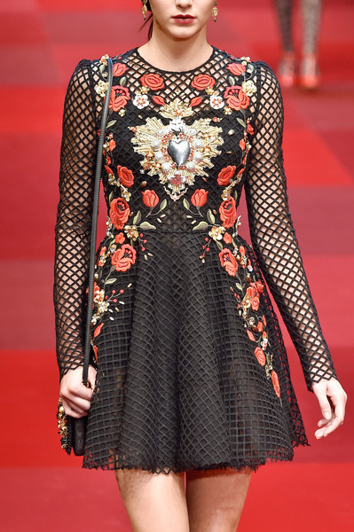 skaodi:Details from Dolce & Gabbana Spring/Summer 2015.Milan Fashion Week.