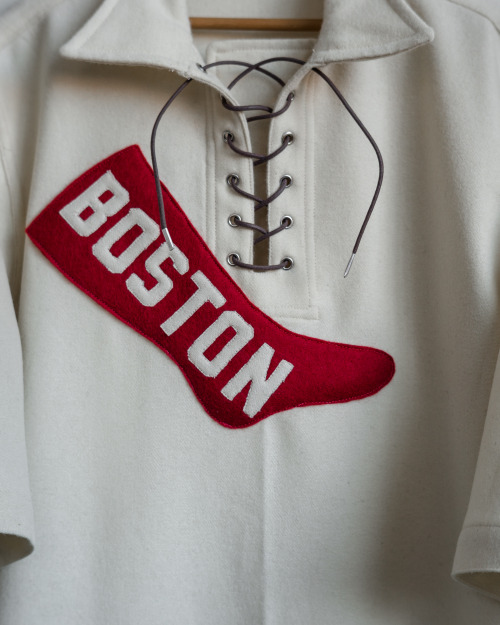 Commissioned 1908 Red Sox jersey that was given as a Christmas gift.