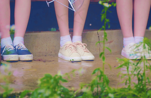 parksooyoung:  “a heart fluttering moment,when rain drops fellwithout warning.we held hands and ran.on top of the messy flower road,i’m with you.”  ― gfriend “love whisper” (2017)