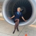 :Like to meet her after the flight sexy Flight Attendant Denise