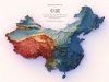 Shaded relief map of China.
by @researchremora