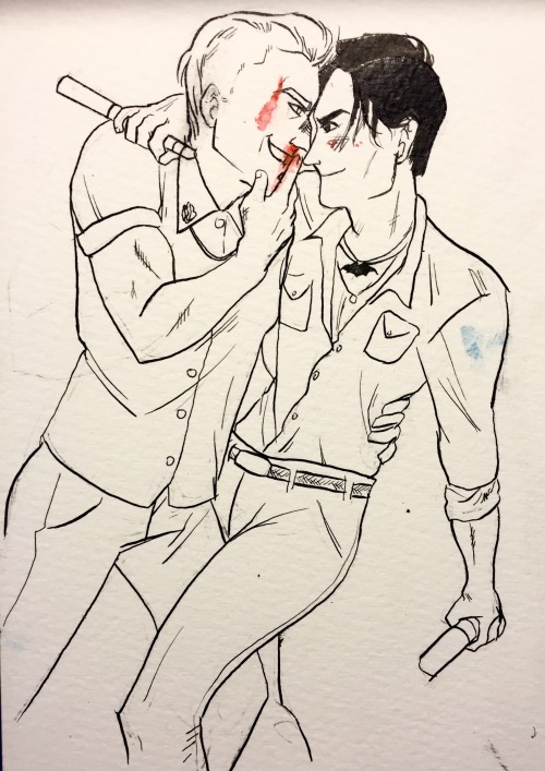 calistoyew:Havent drawn in a while and i read Grayson volume 1 yesterday so. Heres Dick and Midnight