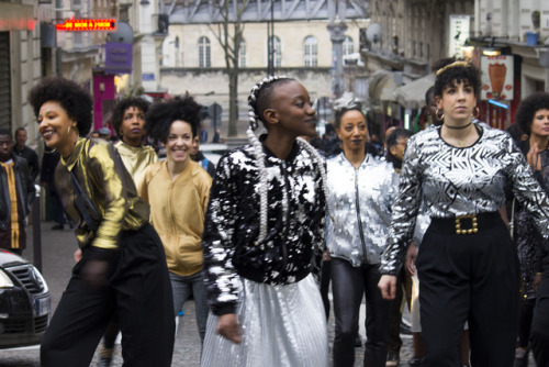 30 nuances de noir-es / Black French Feminist Marching BandPart 3/4 (OCCUPY)March 2017 / Barbès / Pa