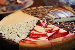 prettyboyfood:  Assorted cheesecakes 