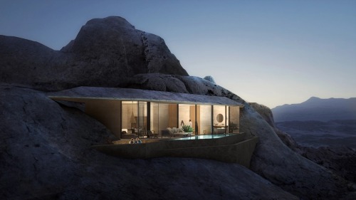 “Desert Rock,” Saudi Arabia,Oppenheim Architecture.