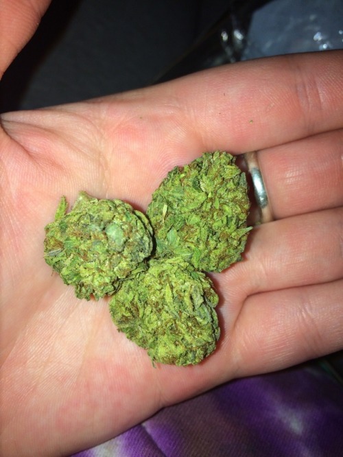 Sour Diesel! Yum!  Pardon my fugly hands.