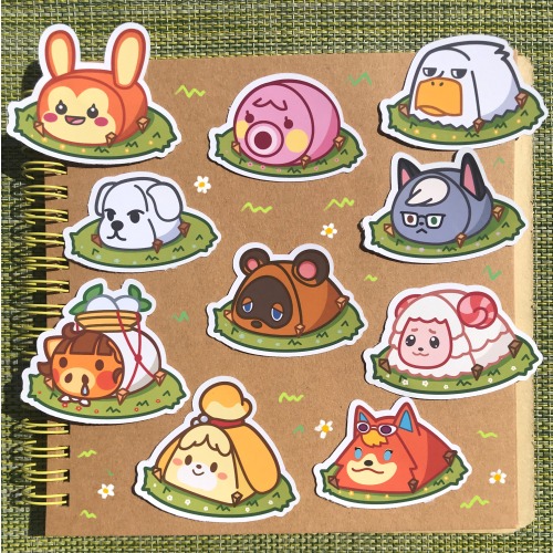 Animal crossing tent sticker :DAvailable here: https://www.etsy.com/shop/Decobit