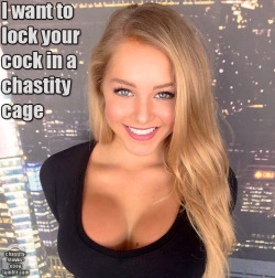 always-stay-in-chastity:  Good idea