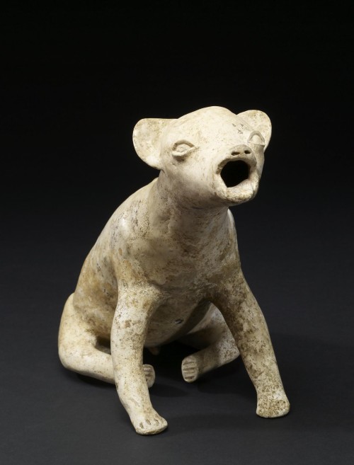 Howling Dog Effigy, Jalisco, 300 BC-AD 200.  Why were dogs so significant to the Mexi