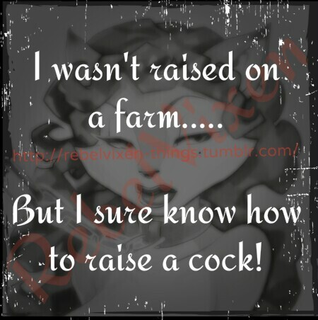 rebelvixen-things:  Good morning and TGIF, Tumblr! 💋RV  Cock-A-Doodledoo!