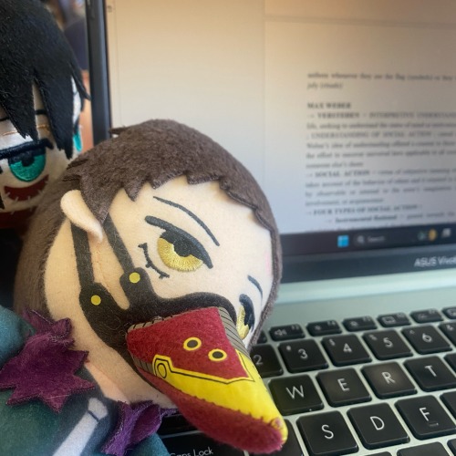 They're Helping Me Study For My Exam (kai Has A Preference For Weber And Durkheim, But Touya Can't Stop