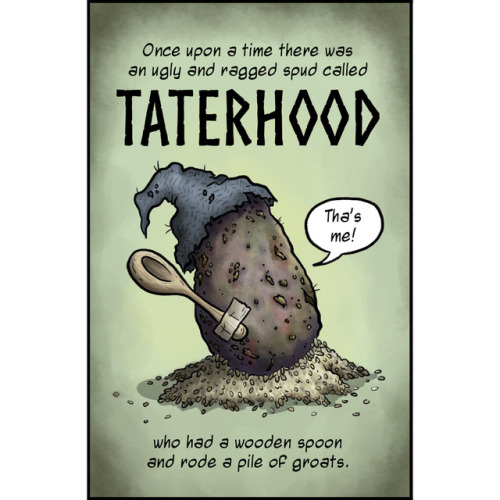 At last. My comic Taterhood is finally finished. Read it now on wealdcomics.comMy idea for a graphic