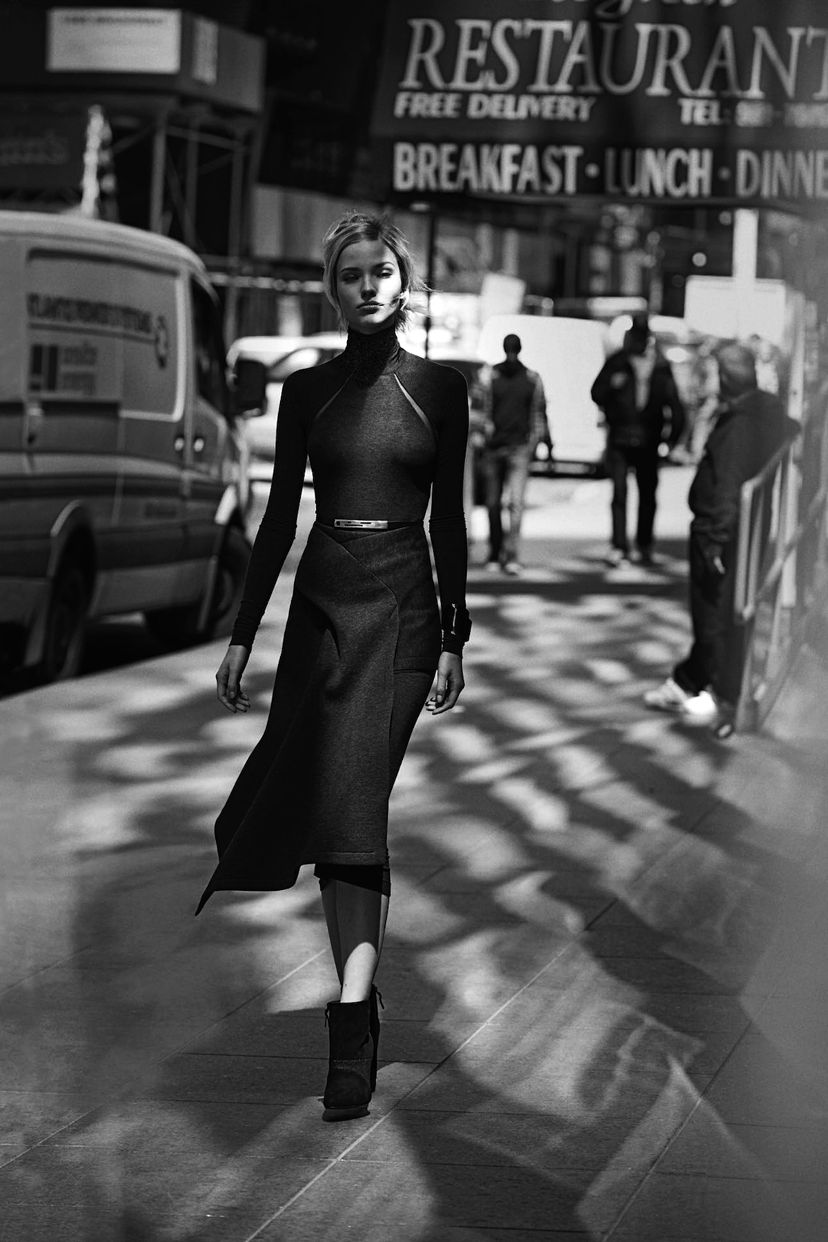 senyahearts:  Sasha Luss in “Gray Scale” for Neiman Marcus, September 2014 Photographed