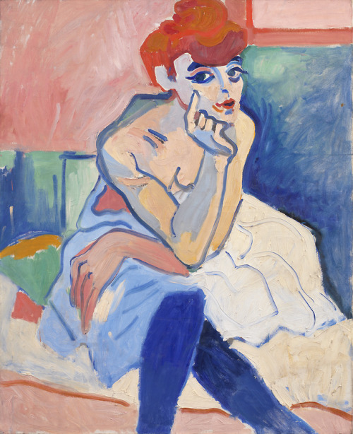 Woman in a ChemiseAndré Derain (French; 1880–1954)1906Oil on canvasStatens Museum for Kunst, Copenha