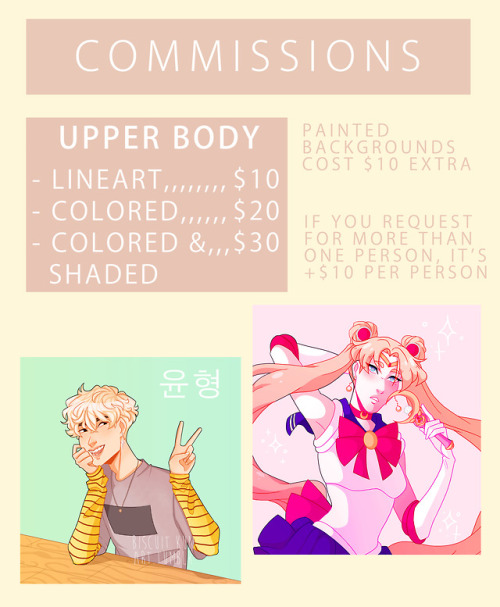 biscuitkunart: IM OPENING COMMISSIONS FINALLY!!  This is my first time doing commissions online