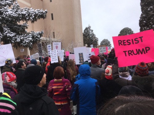 doctornsara:  Went and joined my local million woman march.