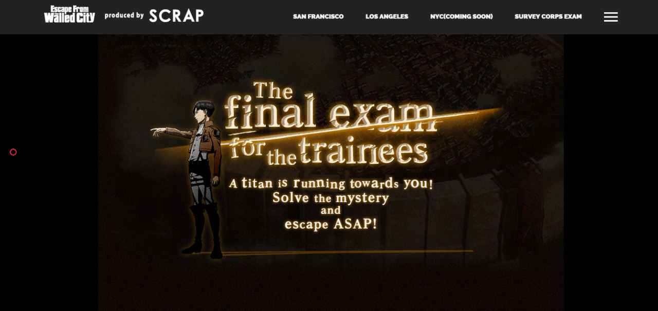  The official English site for the Attack on Titan: Escape From the Walled City Real