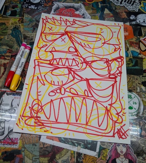 Sharpie doodle. #art #sharpie #heyyomike www.instagram.com/p/B3nqOndB68h/?igshid=g1lo7qf222a