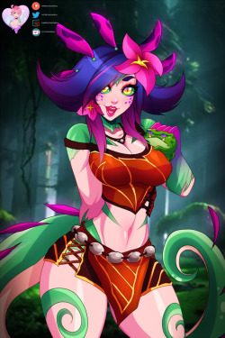 Coming out of the jungle, we have the first winner of the december poll, Neeko from League of Legends!All the versions can be found in both Patreon &amp; Gumroad~Versions include:-Traditional-Bikini-Lingerie-Latex-Semi-nude-Nude-Special Xmas-Cum/Messy