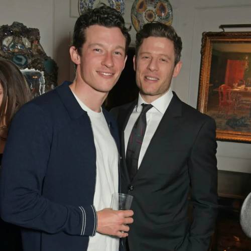 James Norton with Taron Egerton and Gala Gordon at the Universal Pictures and Focus Features pre-Baf