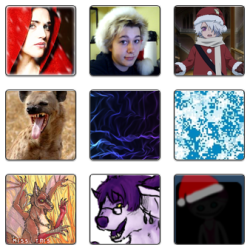 lunacwolphe:  My Tumblr Crushes: roguesareth (13%) thereiscokeinmycoke (8%) wulphire (7%) duncansdinuts (5%) sirenianheart (4%) asksecularwitch (4%) oneladydracor (4%) jackalopefrost (3%) alexlaughingalonewithpuppets (3%) look, all my friends are there…..