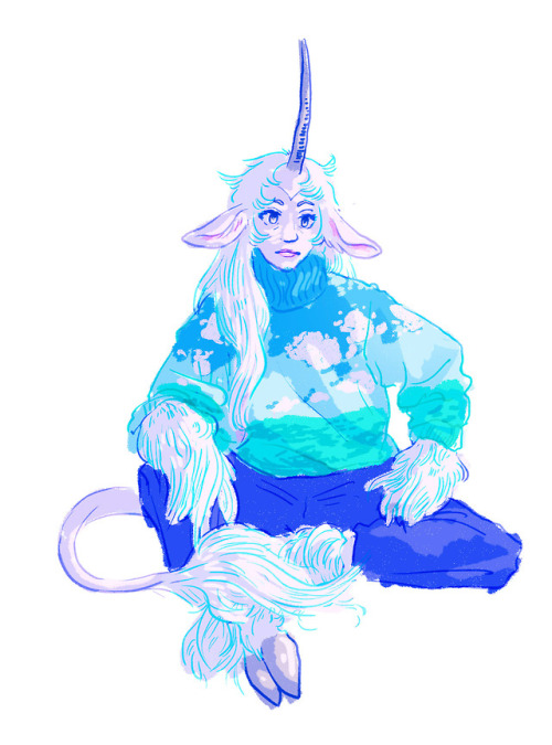 topknot dog / @littlesparklight‘s oc matilda