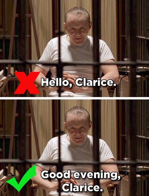 tastefullyoffensive:  The Actual Lines From Movies That People Always Say Wrong [via]Previously: Overused Movie Poster Cliches 