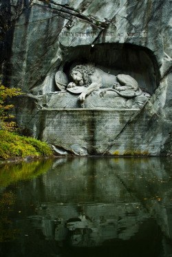 Lion Monument, Lucerne, Switzerland by roKin14