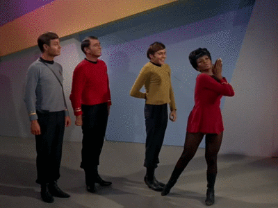 You tell &lsquo;im, Uhura. #uhura #sweartrek