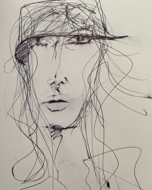 #dessindujour #draw #illustration #art #jdchiaramonte #galerie #atelier #artist #sketchbook #woman #