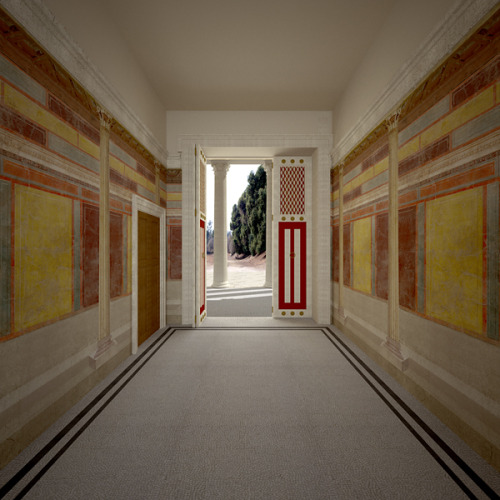 archatlas: Villa Reconstruction James Stanton-Abbott Villa at Boscoreale, Pompeii, Italy C