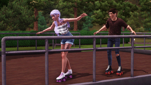 mikey: wait for me, loser! give me your shoulder before i fall&ndash;anita: wtf no?? you’re not taki