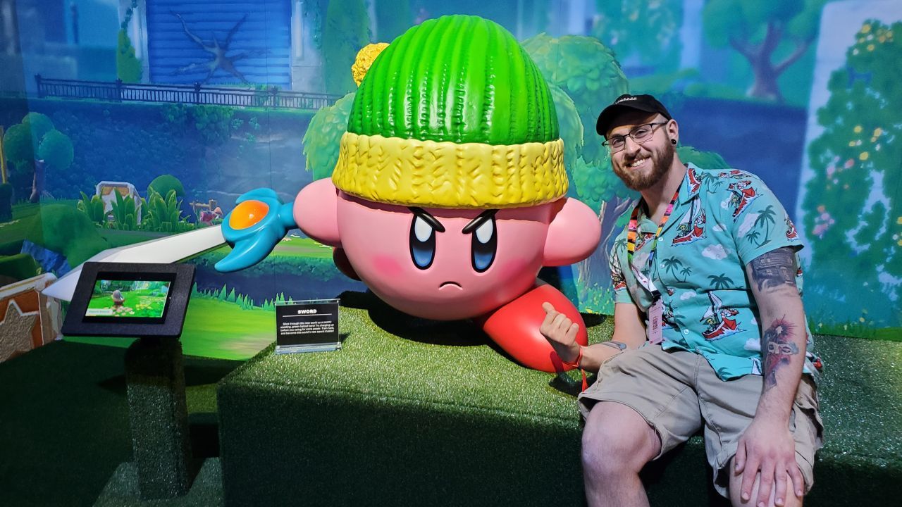 Nintendo Live 2023|Kirby|Photo Op|Sword Kirby|Kirby and the Forgotten Land|Switch|Nintendo
