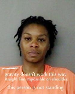 neon-taco:  blackfemmerealness:  neon-taco:  d0t-d0t:  becuzbacon:  liberalsarecool:  Why was Sandra Bland wearing orange prison clothes? Why is she laying down for mugshot? Via @blogdiva   Wake all the way up  Seriously look at the left side of her head.