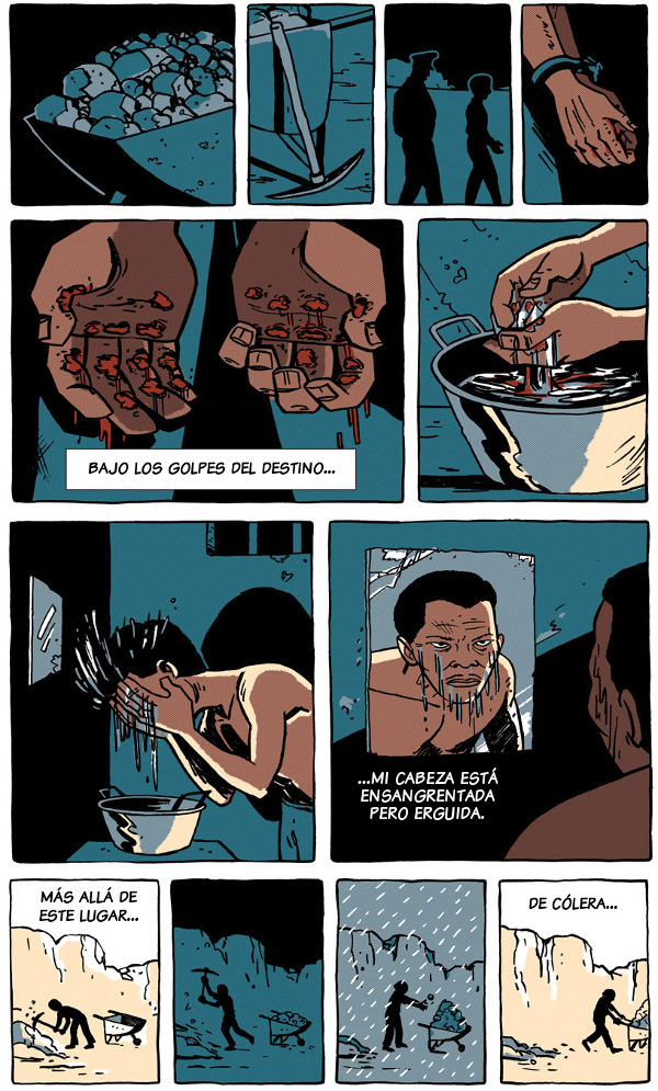 finofilipino:  Invictus: Un tributo a Nelson Mandela. Original en inglés: Zen Pencils.