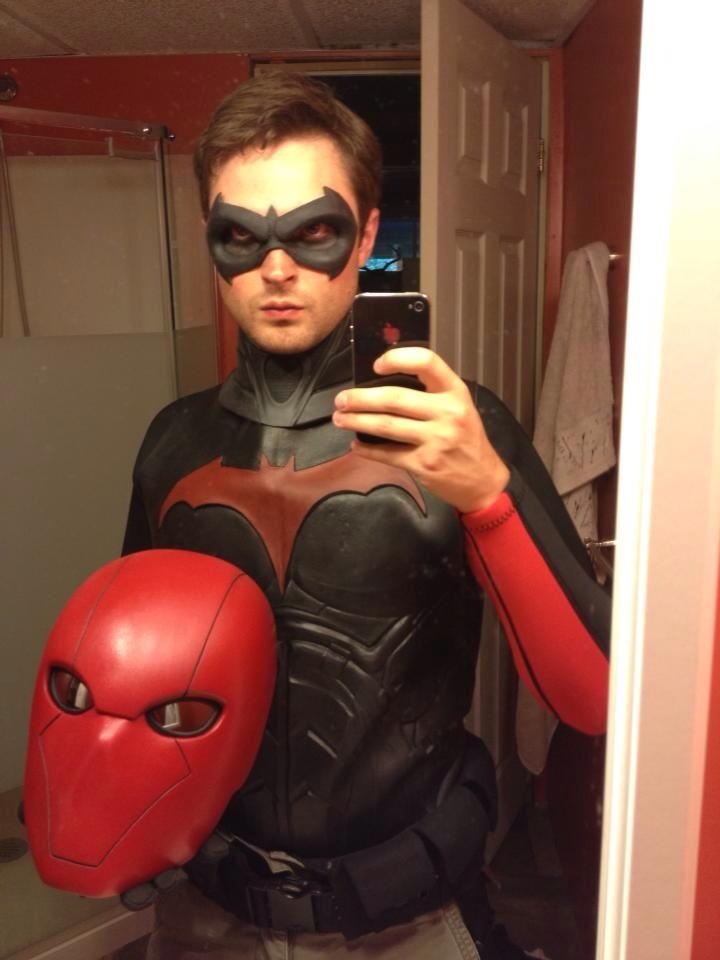 rockman89:  Evolution of the Jason Todd/Red Hood costume for the webseries. 