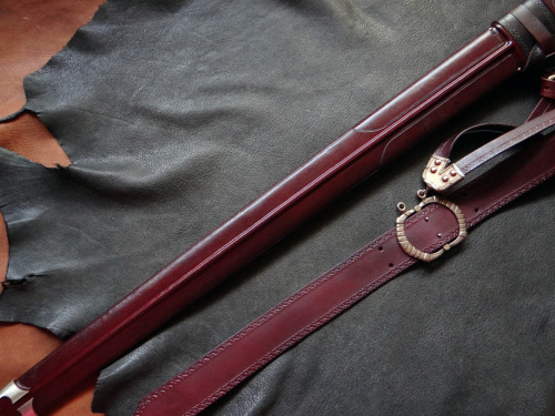 dbkcustomscabbards: A recently completed scabbard commission for the Albion Earl