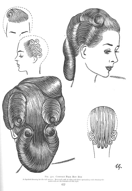 retrowunderland:  Vintage Pin Up Hairstyles From “The Art and Craft of Hairdressing”, 