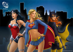 thecyberwolf:  DC Girls by David Cabeza (Almayer)  Lovely illustrations :-)