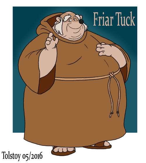 tolstoythebear: Friar Tuck from Disney’s Robin Hood.