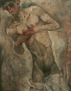   Max Oppenheimer, Bleeding Man, 1911
