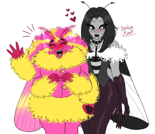 destinytomoon: moth monster girlfriends