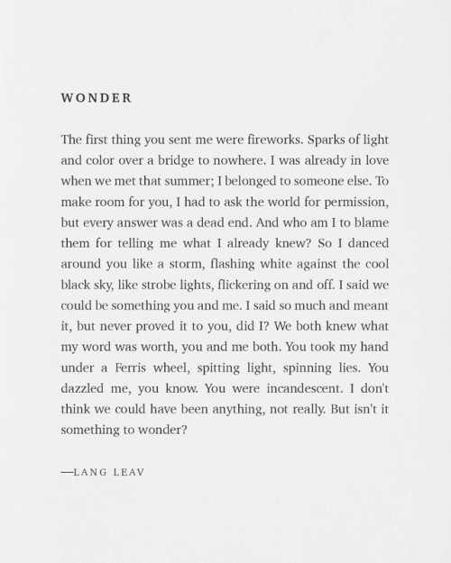 langleav:Lang Leav 🖤