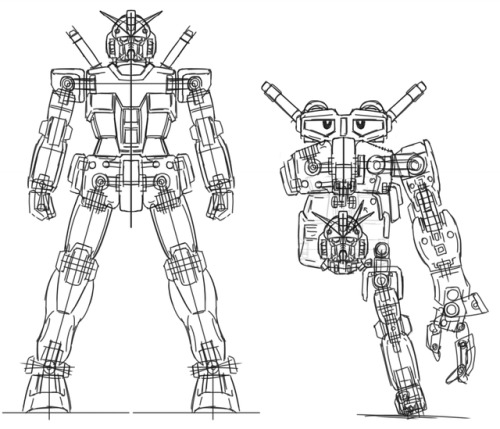 absolutelyapsalus:  ガラットガンダム  by にーやん [@240eukrante]  